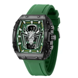 Fashion Sport Rectangle Watch with Dual Time and 50m Waterproof - Image 8