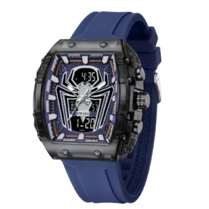 Fashion Sport Rectangle Watch with Dual Time and 50m Waterproof - Image 12