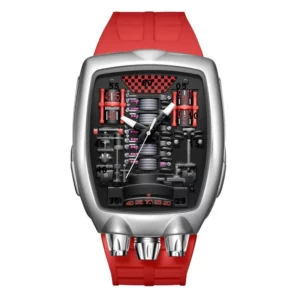 Alien Y2k Transparent Quartz Watch, Unique Case Design - Image 7