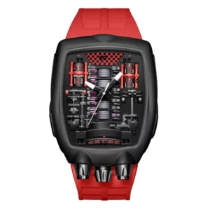 Alien Y2k Transparent Quartz Watch, Unique Case Design - Image 8