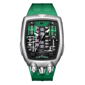 Alien Y2k Transparent Quartz Watch, Unique Case Design - Image 10