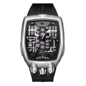 Alien Y2k Transparent Quartz Watch, Unique Case Design - Image 6