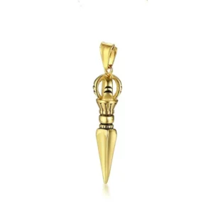 Stainless Steel Tibetan Vajra Protection Pendant Necklace - Image 10