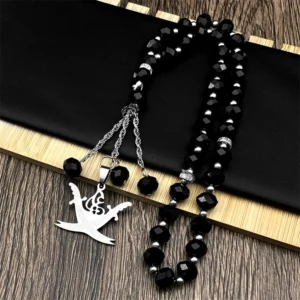 Islamic Imam Ali Zulfiqar Sword Pendant, Stainless Steel Gold - Image 16