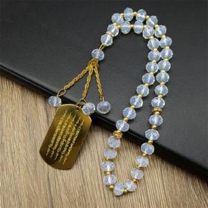 Islamic Imam Ali Zulfiqar Sword Pendant, Stainless Steel Gold - Image 18
