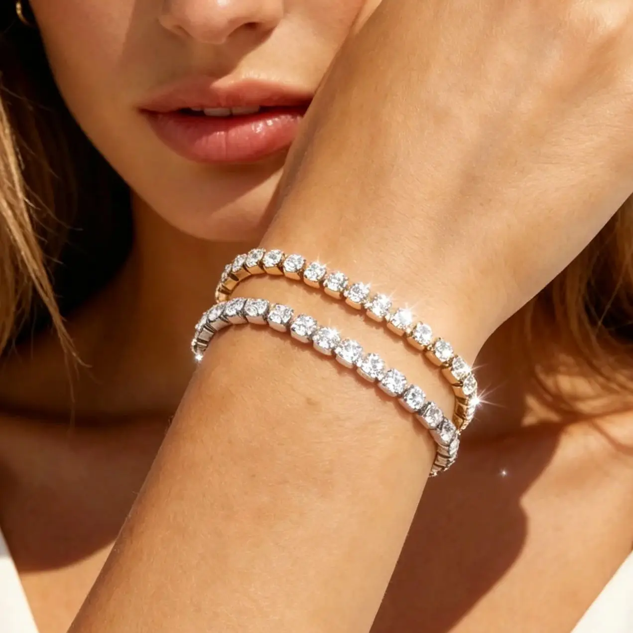 Luxury Classic 4mm Tennis Bracelet - Image 1