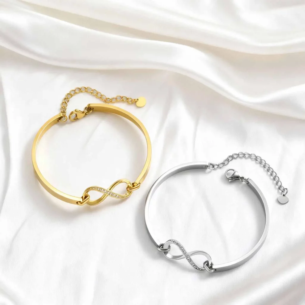 Luxury Zircon Endless Love Infinity Symbol Bracelet