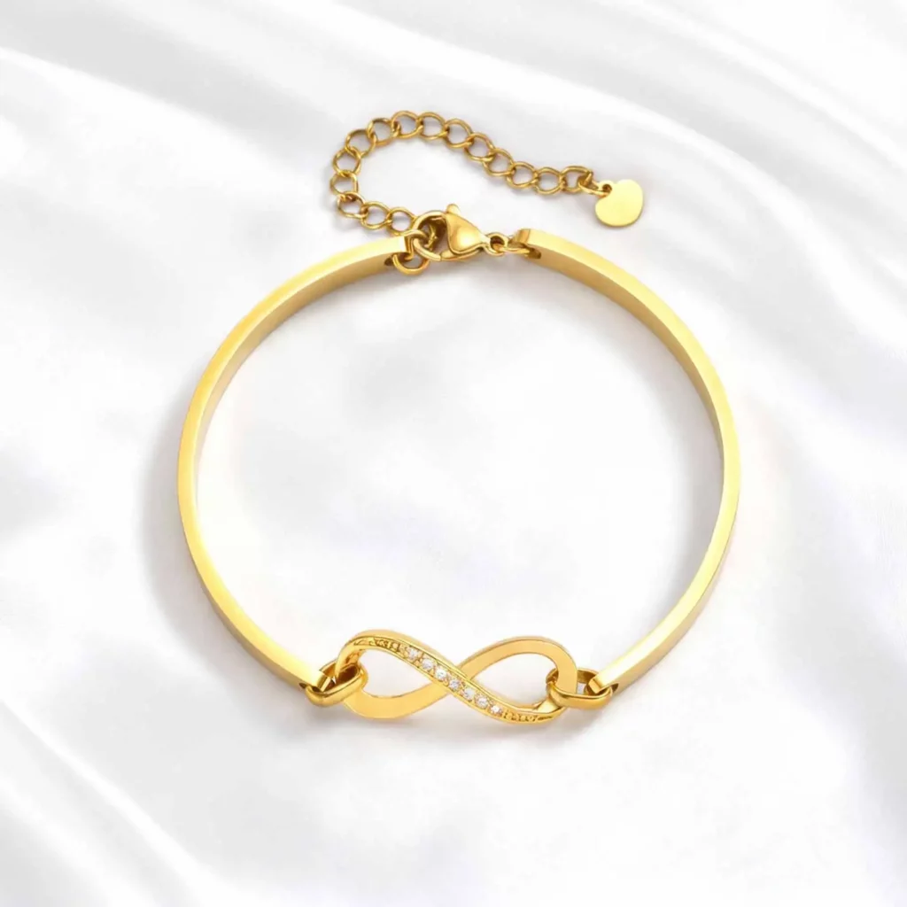 Luxury Zircon Endless Love Infinity Symbol Bracelet