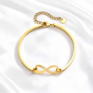 Luxury Zircon Endless Love Infinity Symbol Bracelet - Image 5
