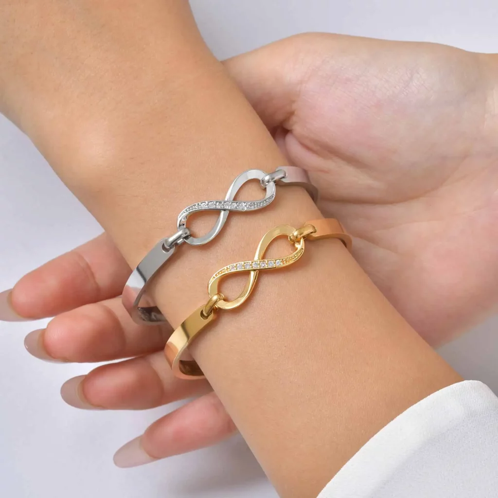 Luxury Zircon Endless Love Infinity Symbol Bracelet