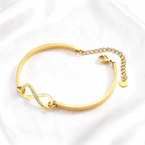 Luxury Zircon Endless Love Infinity Symbol Bracelet - Image 4