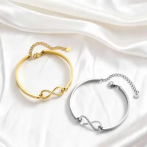 Luxury Zircon Endless Love Infinity Symbol Bracelet - Image 1