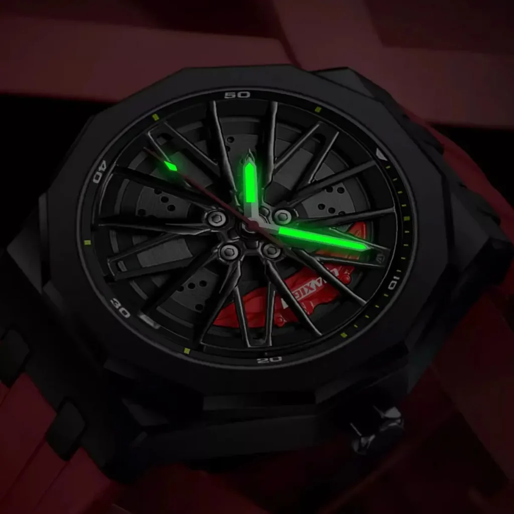 Casual Men's Quartz Sports Watch, Waterproof Silicone Band