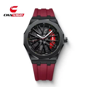 Casual Men's Quartz Sports Watch, Waterproof Silicone Band - Image 8