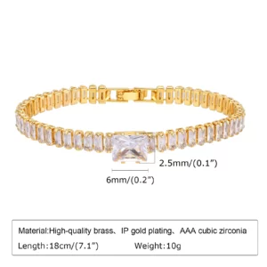 Chunky Paperclip Chain Bracelet, 14K Gold Plated - Image 16