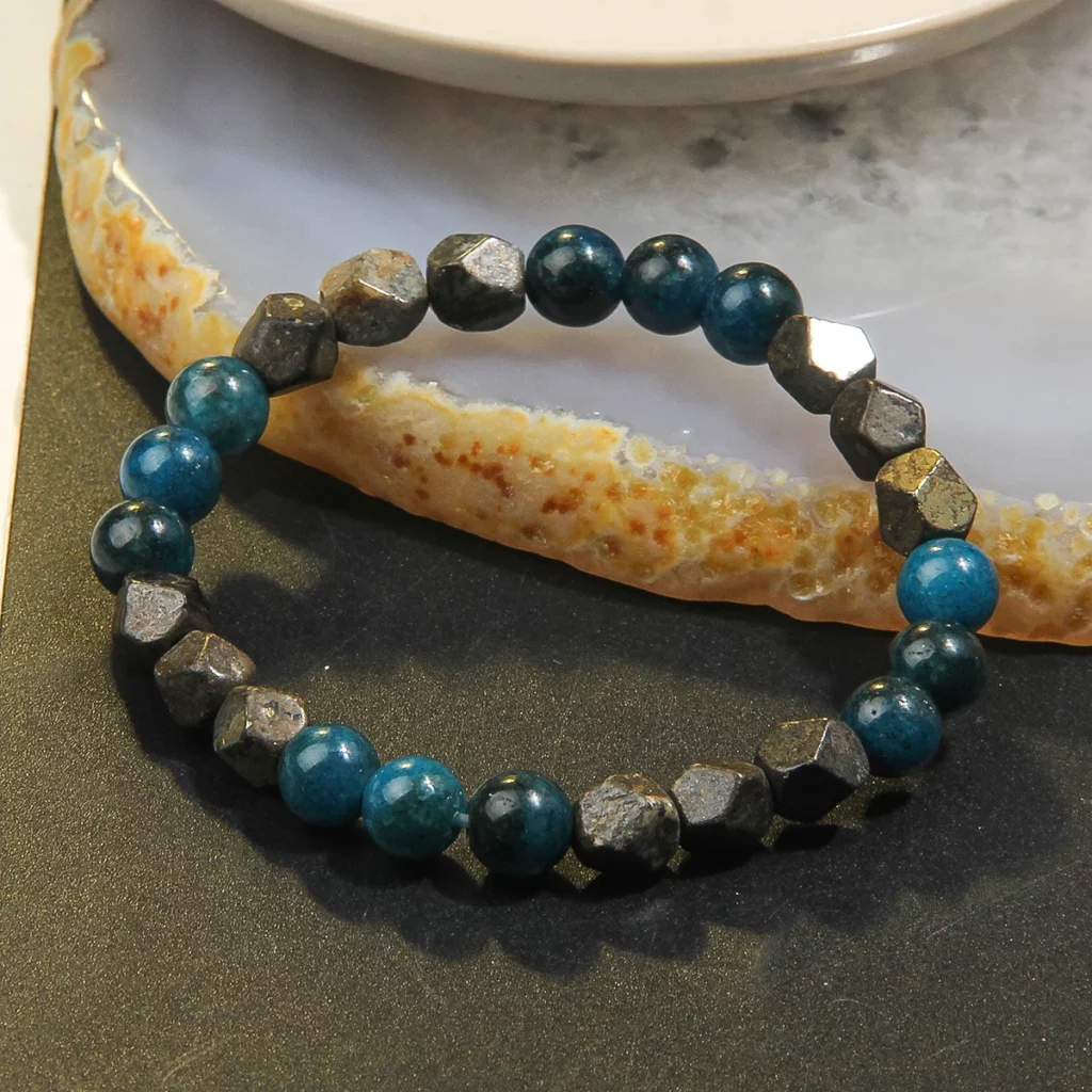 Trendy hematite bead bracelet protector