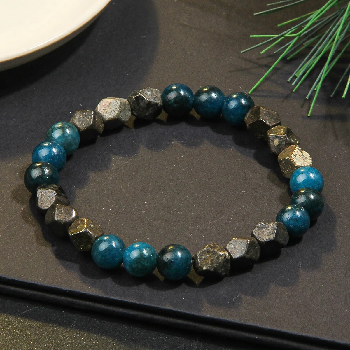 Trendy hematite bead bracelet protector - Image 4