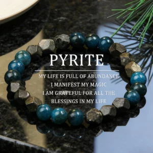 Trendy hematite bead bracelet protector - Image 1