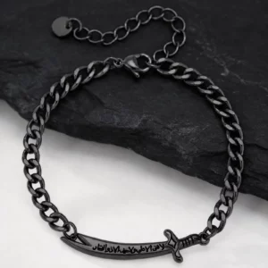 Vnox Zulfiqar Sword Stainless Steel Bracelet for Men - Image 4