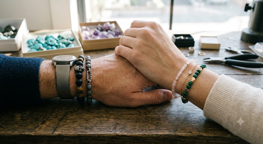 Men’s vs Women’s Bracelets in Fine Stones: What Actually Differs