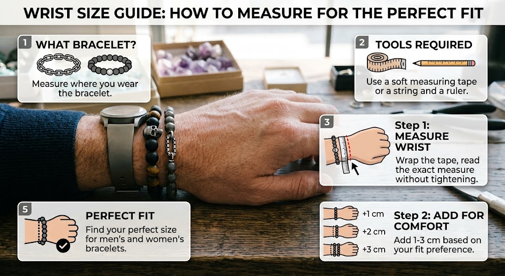 Wrist Size Guide: How to Measure for the Perfect Bracelet Fit