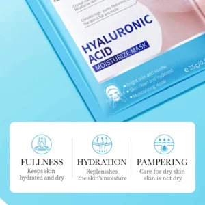 BIOAQUA Retinol & Collagen Facial Sheet Masks (15-Pack) — Firming, Hydrating, Nourishing - Image 4