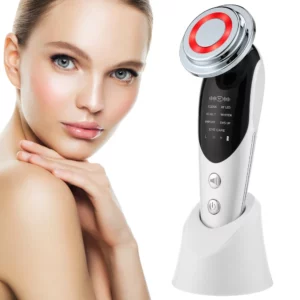4-in-1 EMS Facial Beauty Device — Microcurrent, Vibration, Warm Massage & LED Light Therapy - Image 6