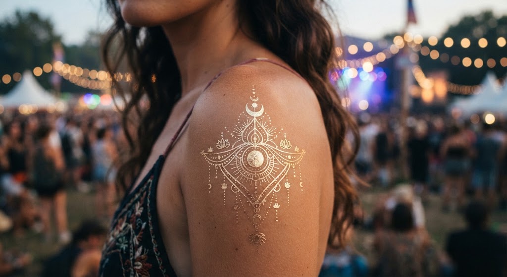 Best Fake Tattoo Ideas for Festivals, Parties, and Photoshoots