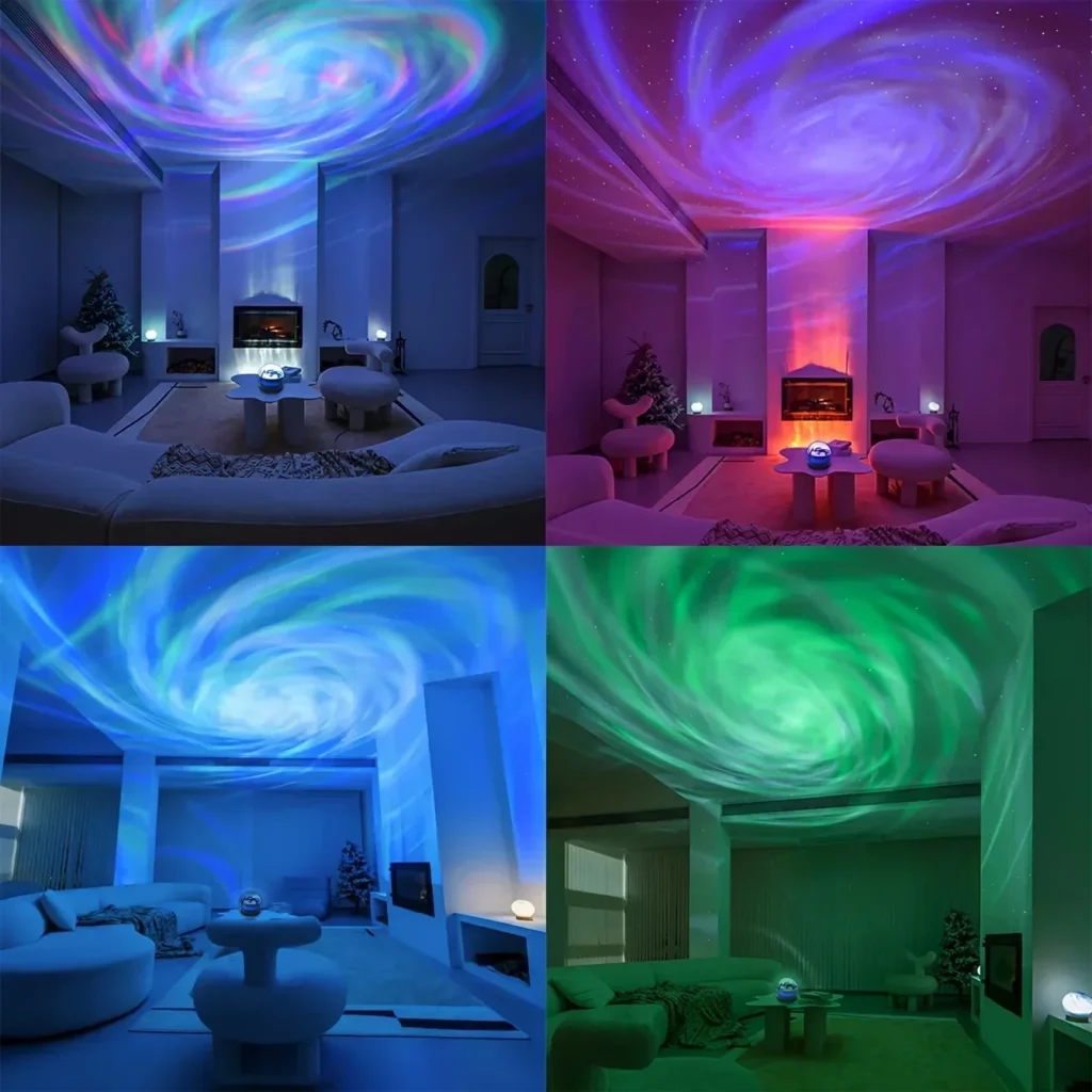 LED Galaxy Projector Light with Remote Control for