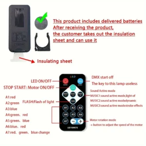 LED Galaxy Projector Light with Remote Control for - Image 4