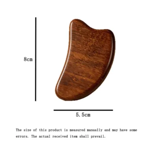 Sandalwood Gua Sha Facial Massage Comb with Anti-Static - Image 6
