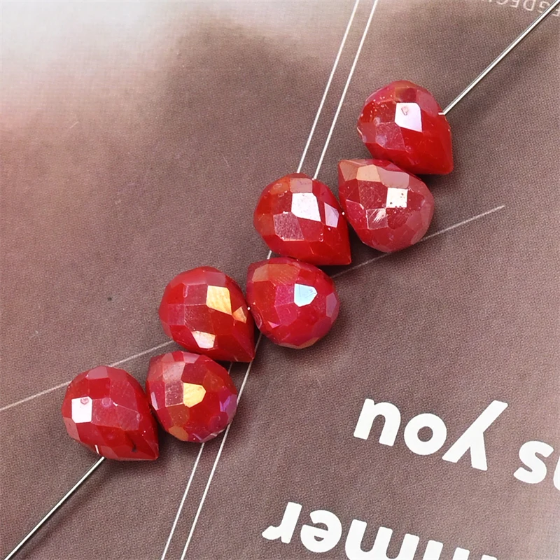 Czech Crystal Waterdrop Beads 10x8mm Strawberry

Czech Crystal