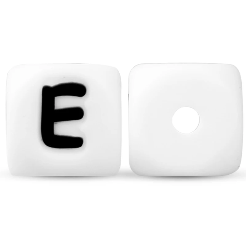 10Pcs 12mm Silicone Letter Beads12mm Silicone Letter Beads for DIY
