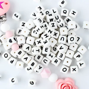 10Pcs 12mm Silicone Letter Beads12mm Silicone Letter Beads for DIY - Image 6