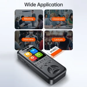 Digital Voice Recorder with Voice Activation, Noise Reduction & MP3 Playback – SU7 - Image 3