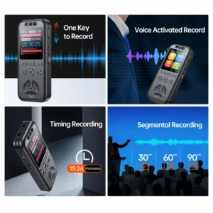 Digital Voice Recorder with Voice Activation, Noise Reduction & MP3 Playback – SU7 - Image 4