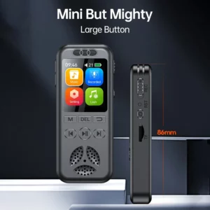 Digital Voice Recorder with Voice Activation, Noise Reduction & MP3 Playback – SU7 - Image 5