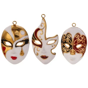 Mask Water Drop Evil Eye Stainless Steel CharmMask Water Drop Evil - Image 5