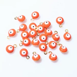 Evil Eye Ball Enamel Charms, 8.5x6mmEvil Eye Ball Enamel Charms - Image 14
