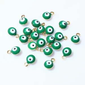 Evil Eye Ball Enamel Charms, 8.5x6mmEvil Eye Ball Enamel Charms - Image 12
