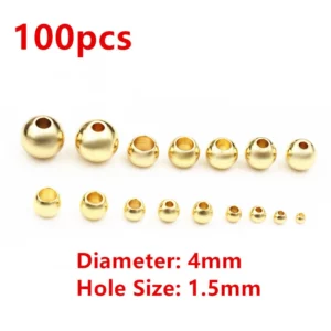 Stainless Steel Gold Spacer BeadsStainless Steel Gold Spacer Beads - Image 19