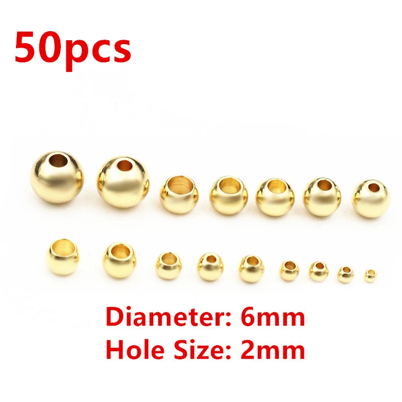 Stainless Steel Gold Spacer BeadsStainless Steel Gold Spacer Beads
