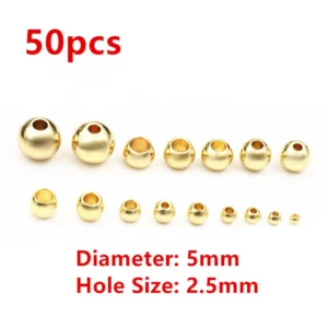 Stainless Steel Gold Spacer BeadsStainless Steel Gold Spacer Beads - Image 13