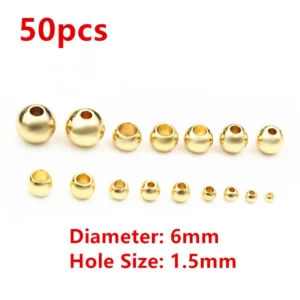 Stainless Steel Gold Spacer BeadsStainless Steel Gold Spacer Beads - Image 15