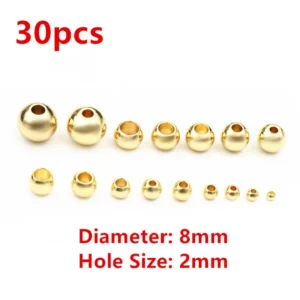 Stainless Steel Gold Spacer BeadsStainless Steel Gold Spacer Beads - Image 6