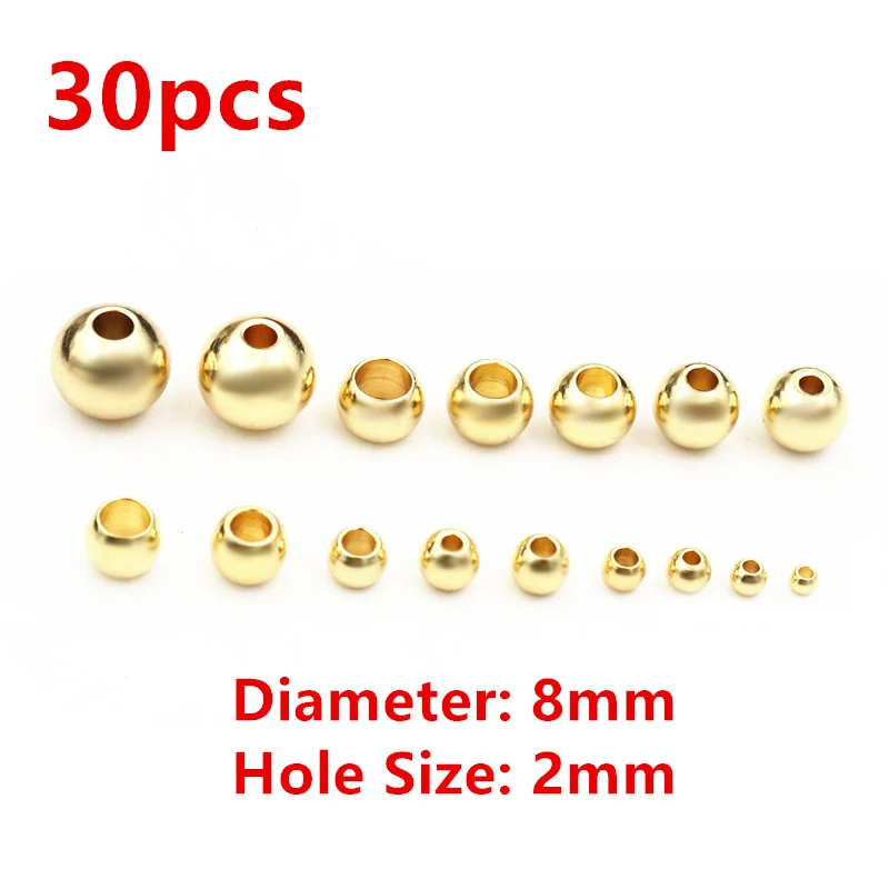 Stainless Steel Gold Spacer BeadsStainless Steel Gold Spacer Beads