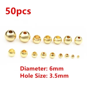 Stainless Steel Gold Spacer BeadsStainless Steel Gold Spacer Beads - Image 11