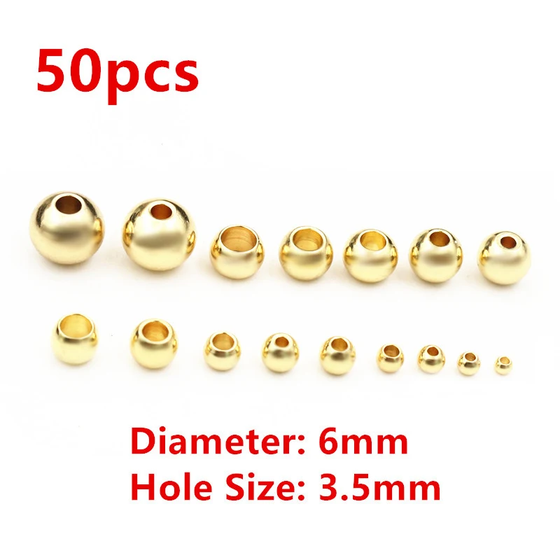 Stainless Steel Gold Spacer BeadsStainless Steel Gold Spacer Beads