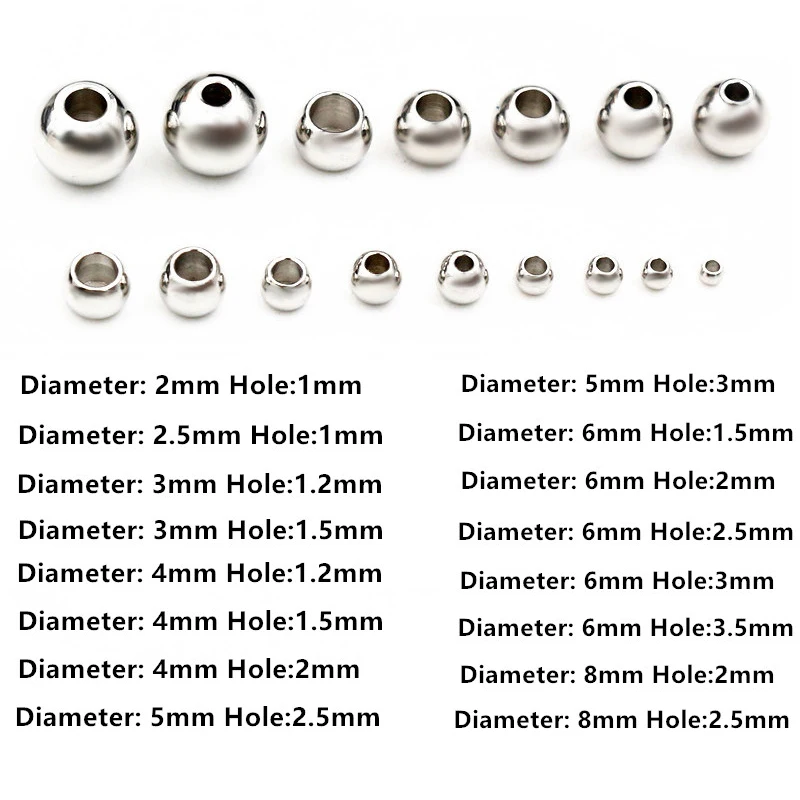 Stainless Steel Gold Spacer BeadsStainless Steel Gold Spacer Beads