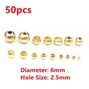 Stainless Steel Gold Spacer BeadsStainless Steel Gold Spacer Beads - Image 9